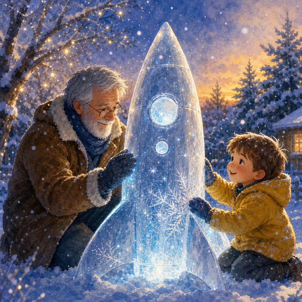 Cover of Noah and Grandad Duncan's Snow Rocket